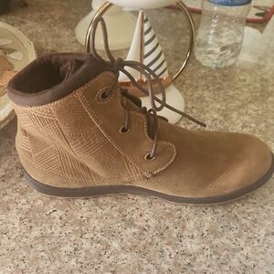 Brown Suede Ankle Boots